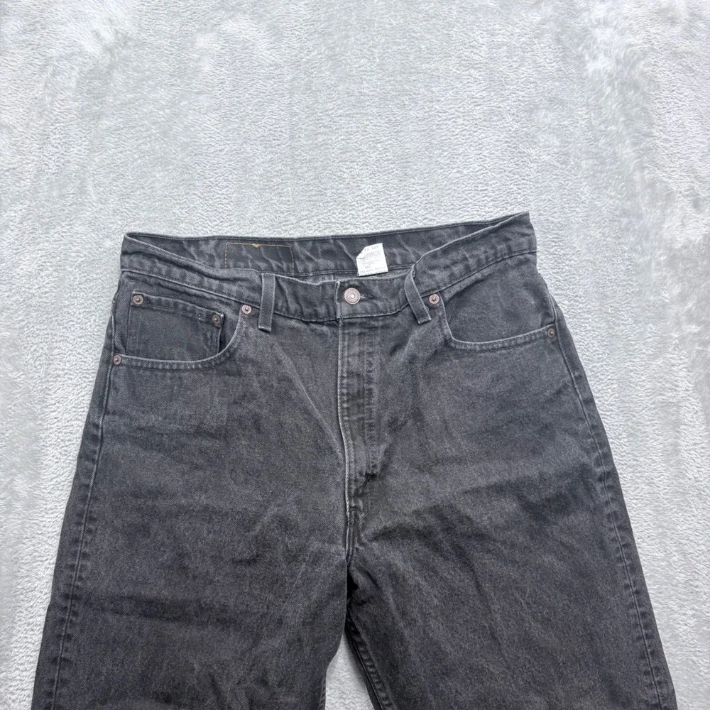Levi's 550 Jeans Men 36x32 Black Relaxed Fit Tapered Leg Vintage 90s Made in USA